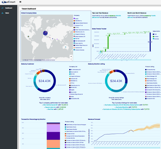CloudSmart Insights dashboard